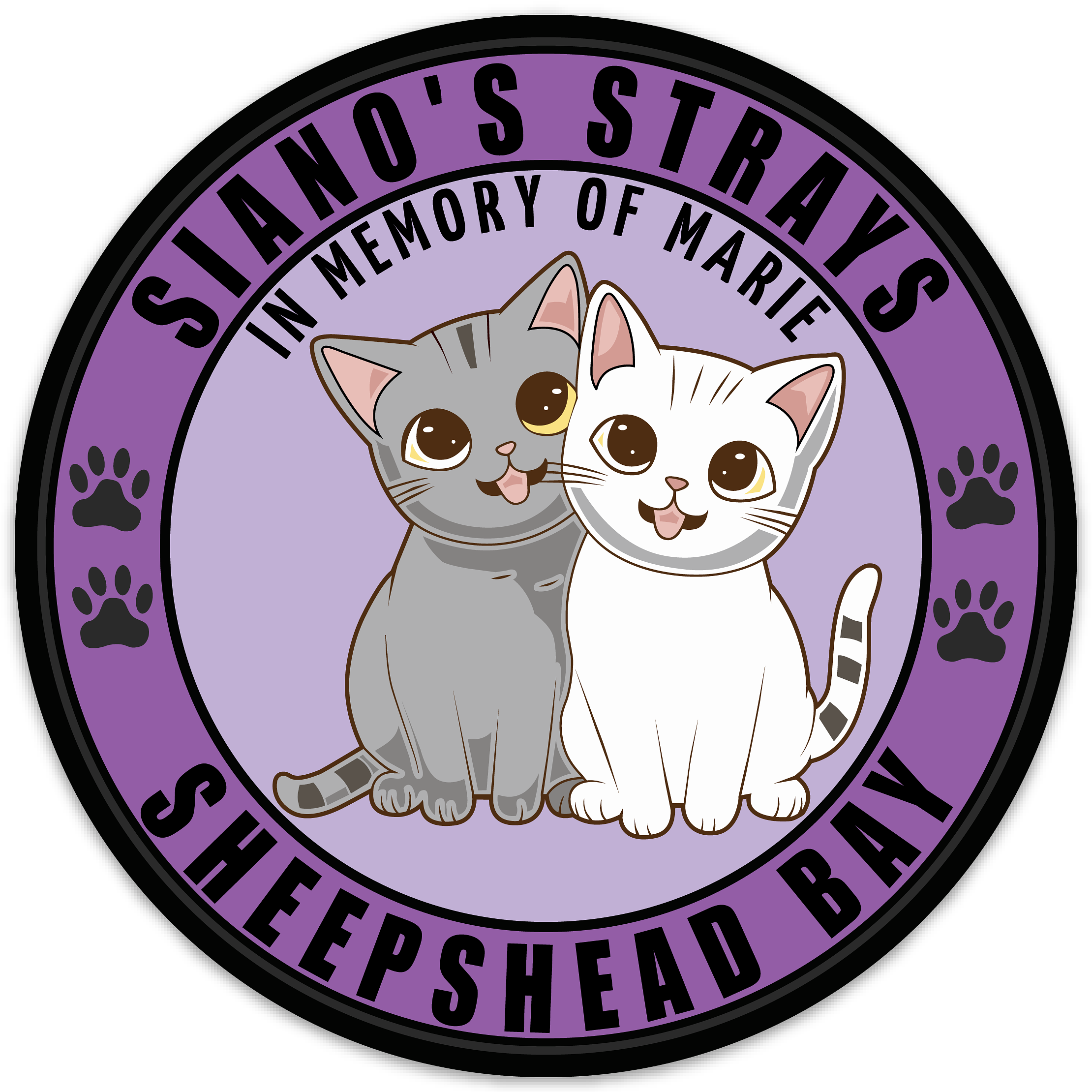 Siano's Strays Sticker